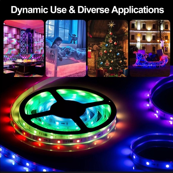 5M 16.4FT RGB Waterproof Led Light Stripes - Picture 4 of 10